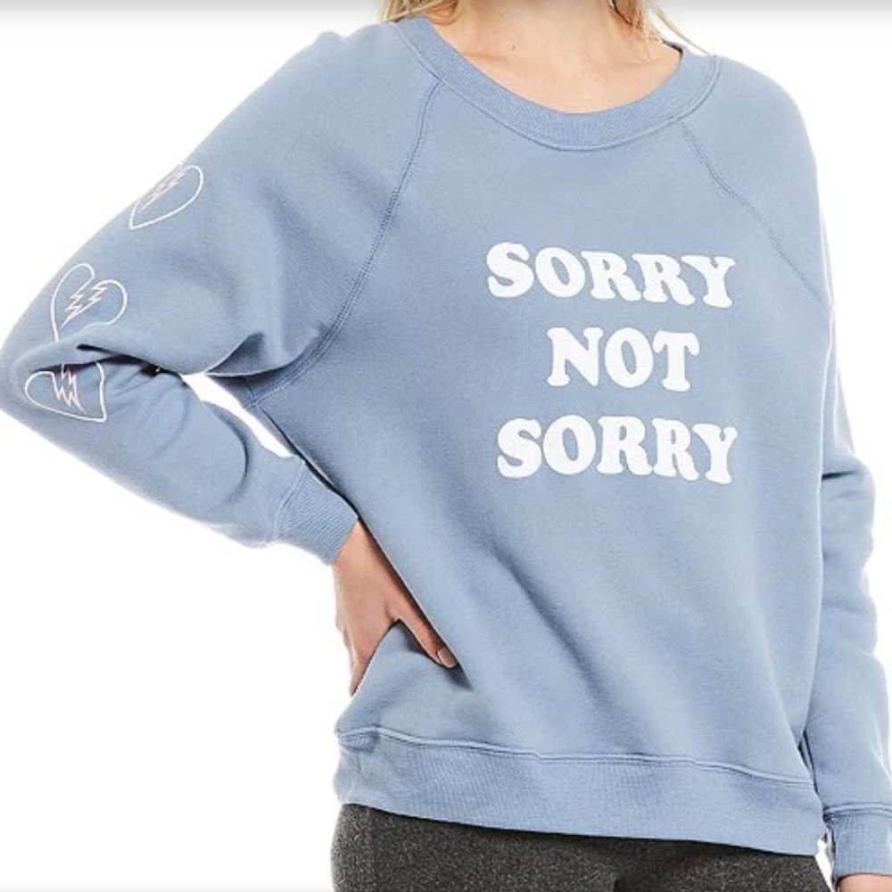 Wildfox | Sorry Not Sorry Sweatshirt (NWOT)